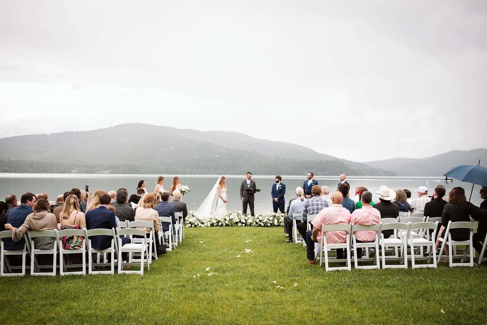 Lakeside Ceremony site at the Lodge at Whitefish Lake